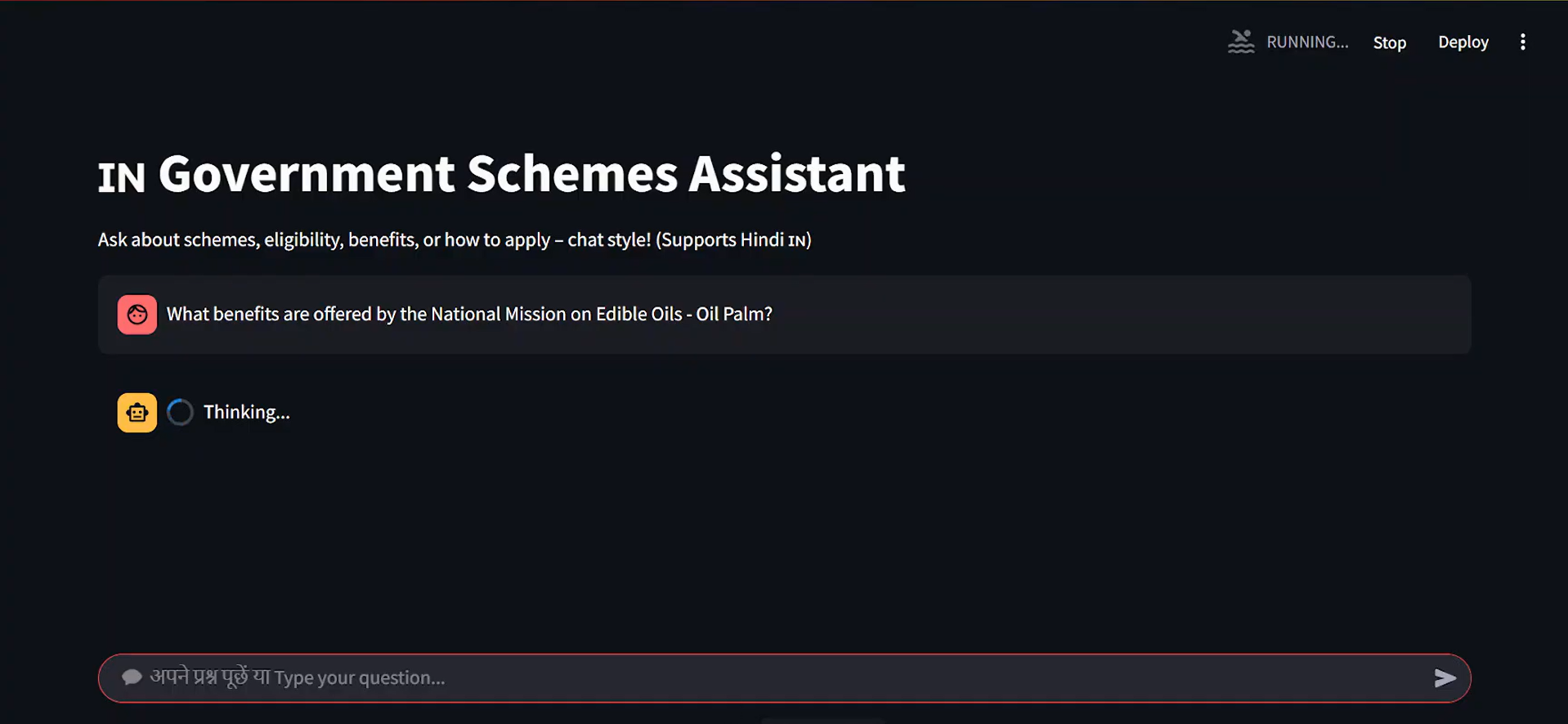 Bilingual AI Chatbot